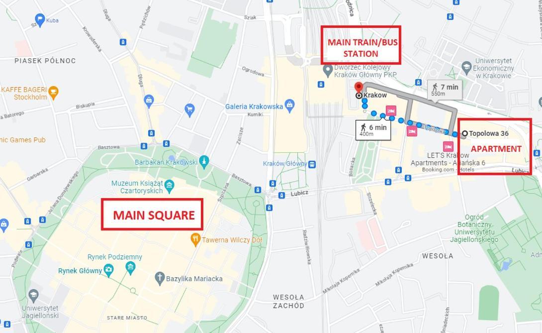 Top Location Apartments Topolowa Street 크라쿠프 외부 사진